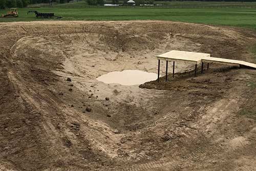 pond digging terrell